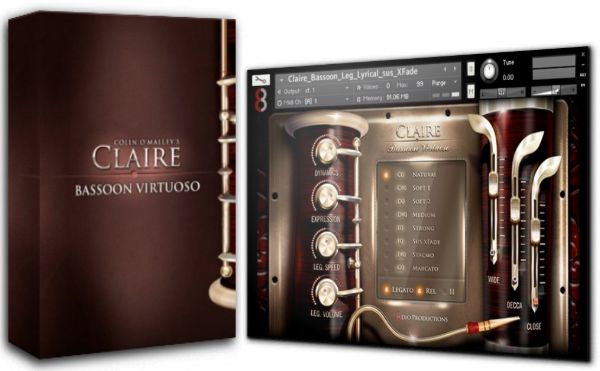 دانلود وی اس تی ساز بادی چوبی ۸dio claire bassoon virtuoso