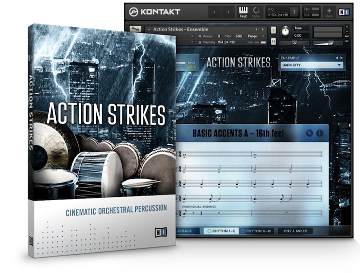 دانلود رایگان و خرید وی اس تی native instruments action strikes