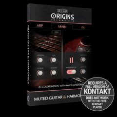 دانلود وی اس تی گیتار Sonuscore Origins vol. 6: Muted Guitar & Harmonics KONTAKT