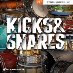 دانلود بانک صدای افزودنی وی اس تی Toontrack Kicks & Snares EZX v1.0.0