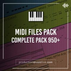 دانلود پکیج فایل های میدی Production Music Live MIDI Complete Pack MiDi