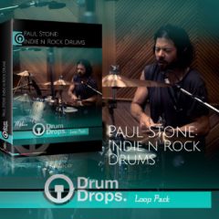 دانلود پکیج لوپ و سمپل درام آکوستیک DrumDrops Paul Stone Indie N Rock WAV