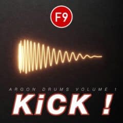 دانلود بانک صدای کیک درام F9 Audio KICK! Argon Drums Vol 1 MULTiFORMAT