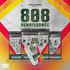دانلود وی اس تی درام Sonics Empire 808 Renaissance WAV KONTAKT