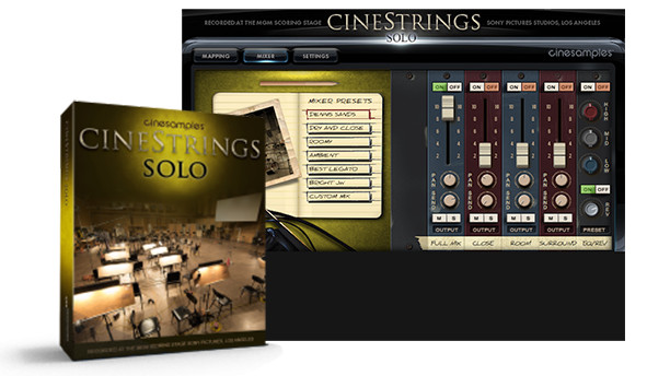 دانلود وی اس تی استرینگ Cinesamples CineStrings Solo
