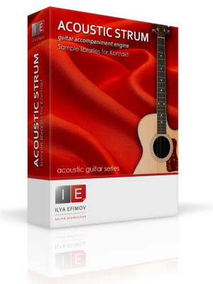 دانلود وی استی گیتار آکوستیک Ilya Efimov Acoustic Guitar Strum v.1.52 KONTAKT