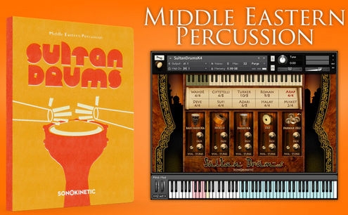 دانلود بانک صدای کانتکت Sonokinetic Sultan Drums