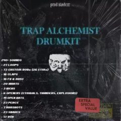 دانلود درام کیت هیپ هاپ Sladerr Trap Alchemist Drum Kit WAV