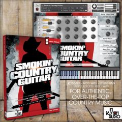 دانلود رایگان بانک صدای گیتار کانتری In Session Audio Smokin Country Guitar Direct kontakt