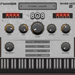 دانلود رایگان وی اس تی باس ترپ BeatMaker 808 Bass Module 2 v2.0 VST AU MAC/WiN