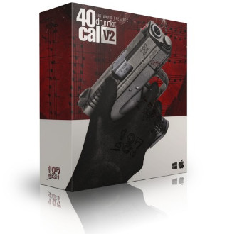 دانلود رایگان پک درام کیت رپ OB Beatzz 40 Cal Drum Kit Vol.2 WAV