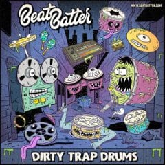 دانلود سمپل پک درام کیت ترپ Beat Batter Dirty Trap Drums WAV