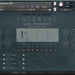 دانلود وی اس تی همخوانی Cinematique Instruments Interval Les Femmes KONTAKT
