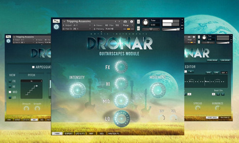 دانلود وی اس تی پد گیتار Gothic Instruments Dronar Guitarscapes Module