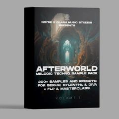 دانلود پکیج Clash Music Studios AFTERWORLD Melodic Techno Pack WAV FLP Presets