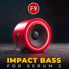 دانلود پکیج F9 Audio F9 Impact Bass for Serum 2 WAV MiDi Presets
