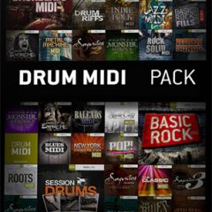 دانلود پکیج فایل های میدی درام Toontrack – Drums MIDI Pack Update 08/11/2021