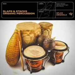 دانلود پکیج لوپ و سمپل Splice Originals Slaps and Stacks Organic Percussion WAV