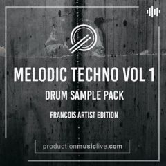 دانلود پکیج لوپ و سمپل درام PML Melodic Techno V1 Drum Sample Pack WAV