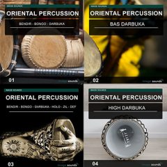 دانلود پکیج لوپ پرکاشن خاورمیانه Image Sounds Oriental Percussion vol 1.2.3.4 WAV