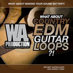 دانلود پکیج لوپ گیتار W A Production What About Country EDM Guitar Loops WAV